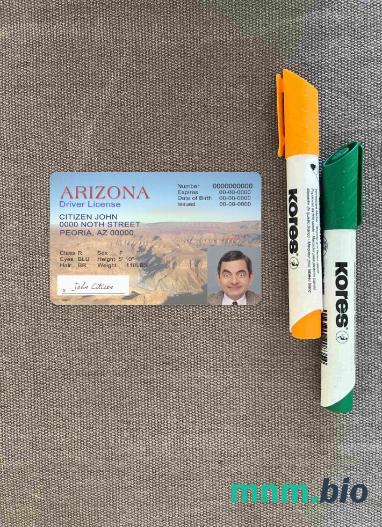 USA Arizona prawo jazdy wersja 2 photolook